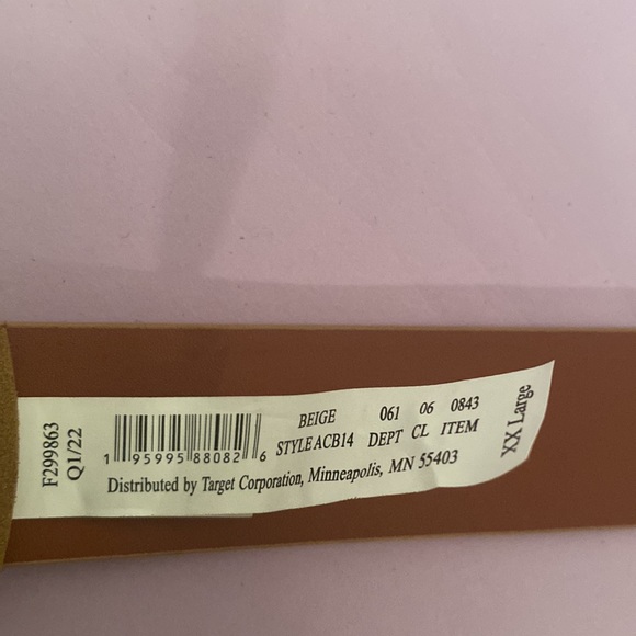 Brand New A New Day Beige Woman’s Belt… size XXL - Picture 5 of 6